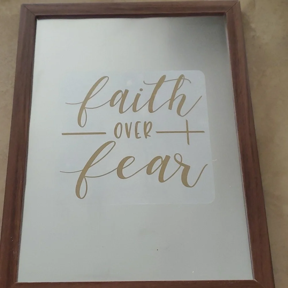 Faith Over Fear Sign